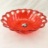 I1411 702# Round Hole Premium Fruit Plate, Fruit Basket, Fruit Basin, Pastry Plate, Home Goods 2-yuan store Application Scenario